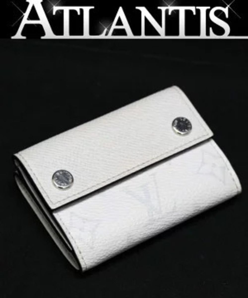 Louis Vuitton Discovery Compact Wallet Tri fold Taigarama Antarctica